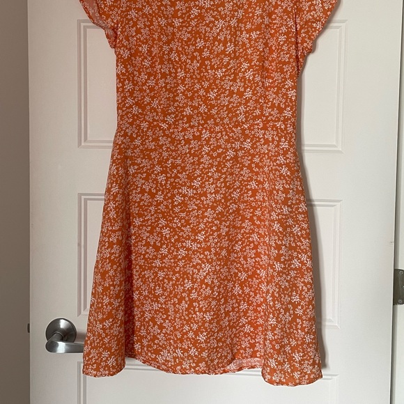 Orange Summer Dress - Picture 2 of 4